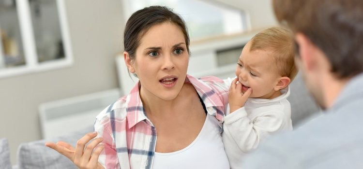 Las discusiones de pareja pueden llegar a ser frecuentes en los primeros meses de vida del niño